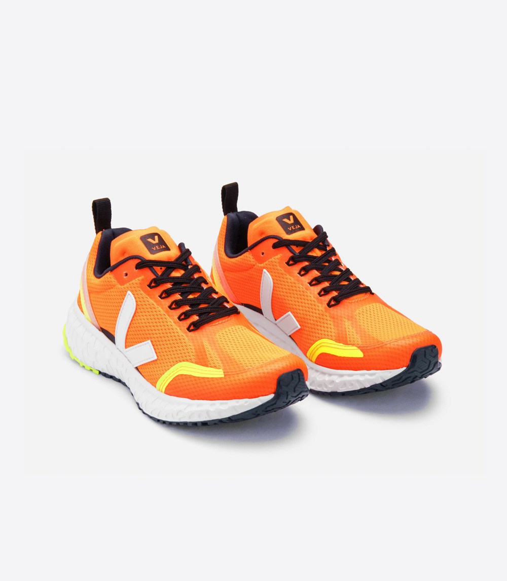 Veja Sneakers Mens - Condor Mesh - Orange/White - 3216OQDBT